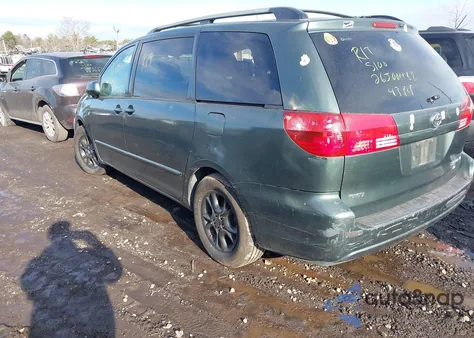 2004 Toyota Sienna Xle из США, поврежденный, VIN 5TDZA22C24S147818